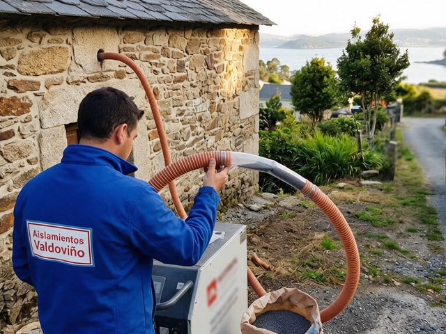 Para cámaras de poco espesor, las bolitas EPS resuelven el aislamiento de su vivienda en Mugardos